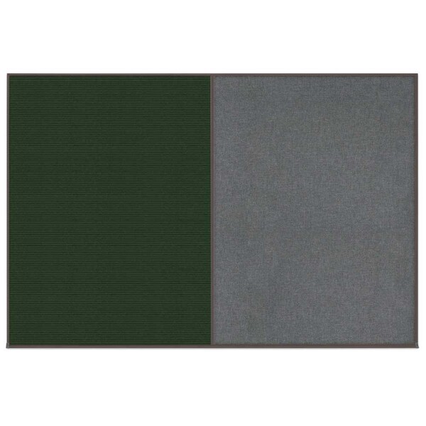Enclosed Corkboard, 1 Door, 72"x36", 4" Fra